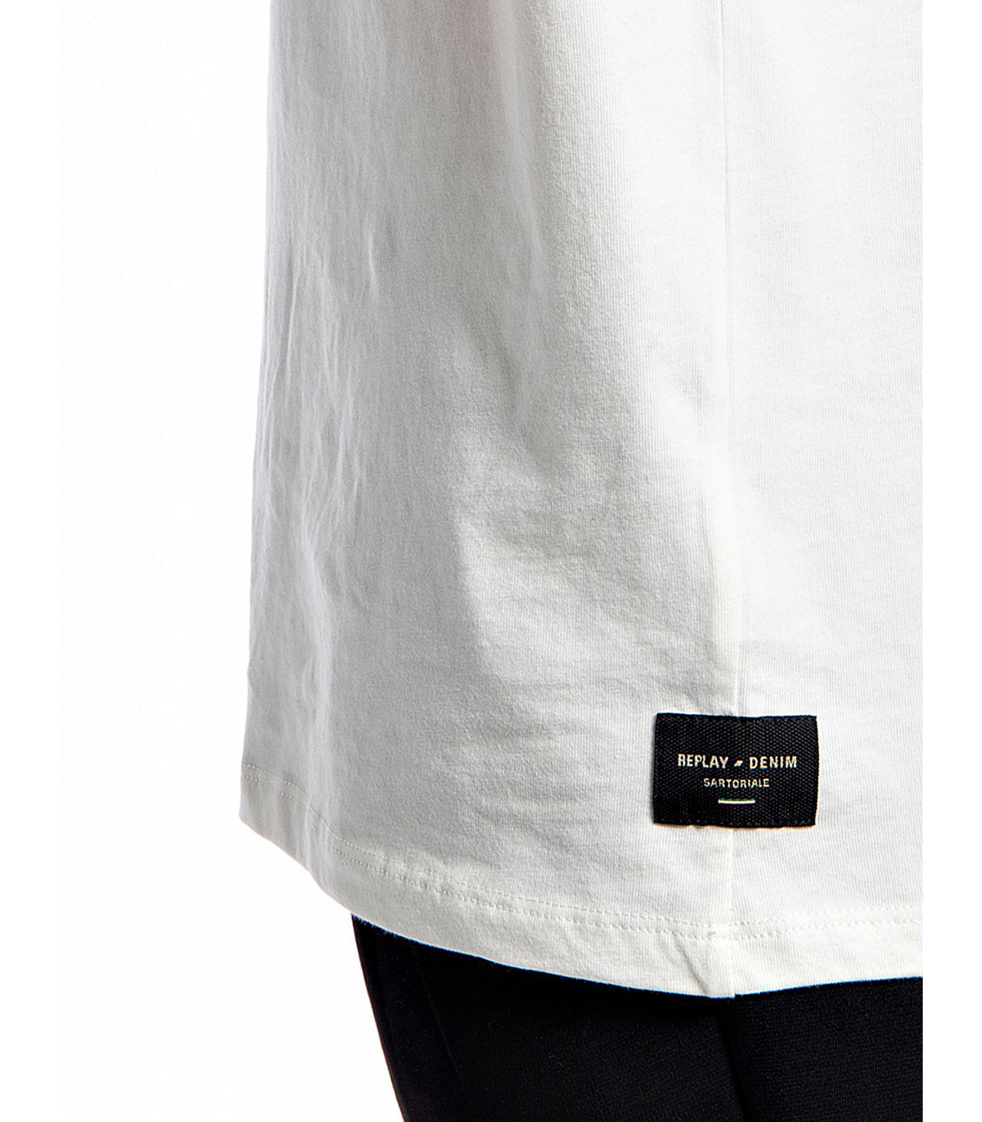 サルトリアーレコットンジャージーベーシックTシャツ 詳細画像 ホワイト 4